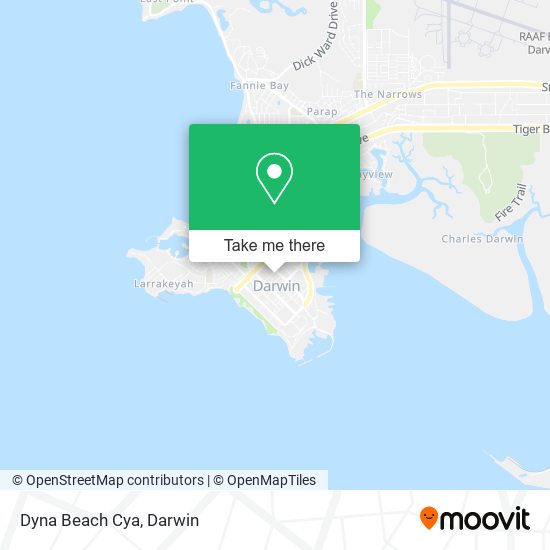 Dyna Beach Cya map