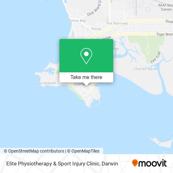 Elite Physiotherapy & Sport Injury Clinic map