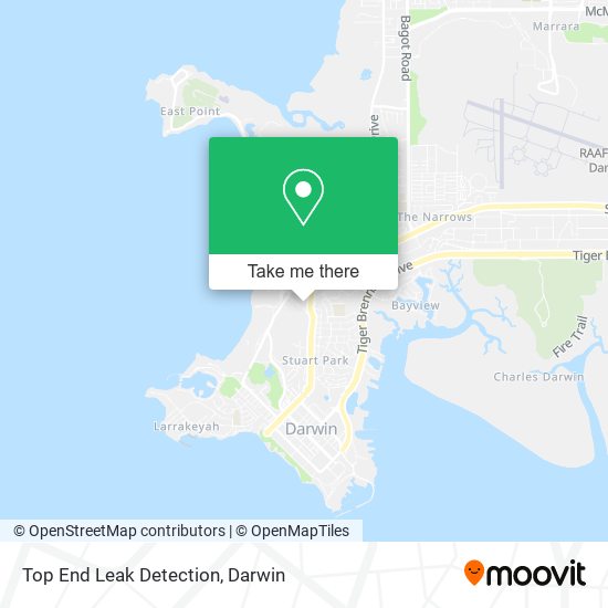 Top End Leak Detection map