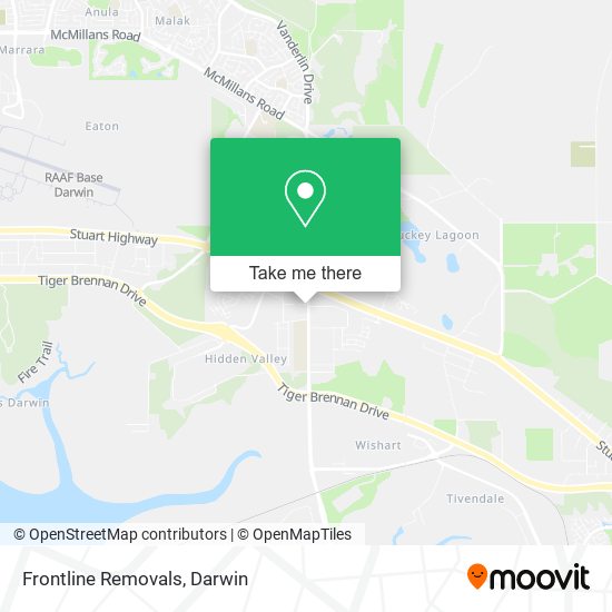 Frontline Removals map