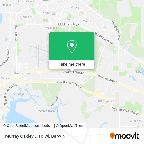 Murray Oakley Disc Wi map