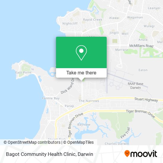 Bagot Community Health Clinic map