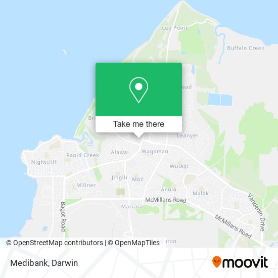 Medibank map