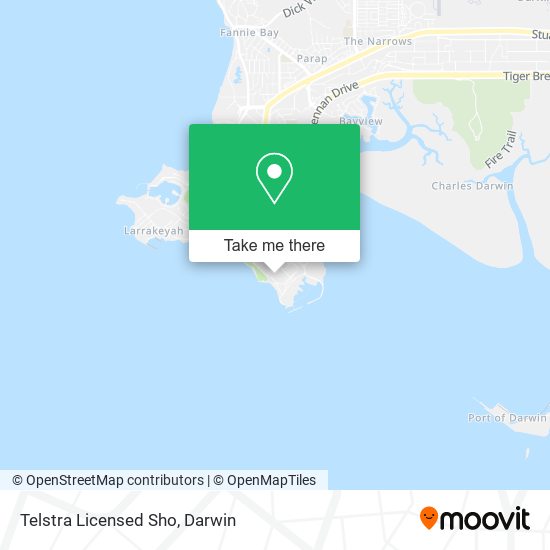 Telstra Licensed Sho map