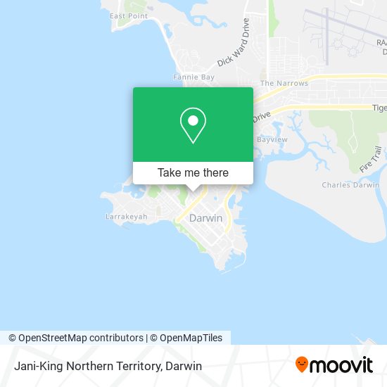 Jani-King Northern Territory map