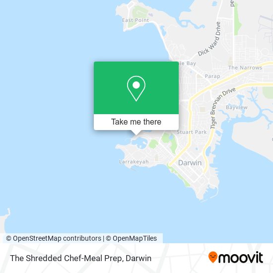 The Shredded Chef-Meal Prep map