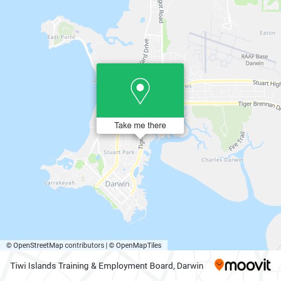 Mapa Tiwi Islands Training & Employment Board