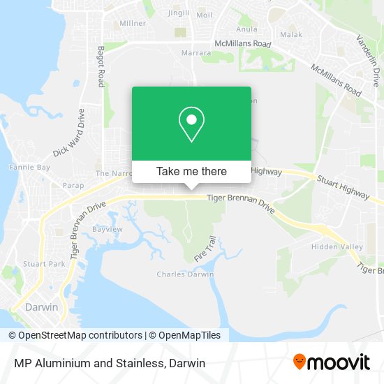 MP Aluminium and Stainless map