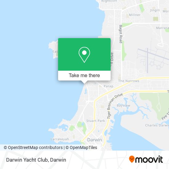 Mapa Darwin Yacht Club