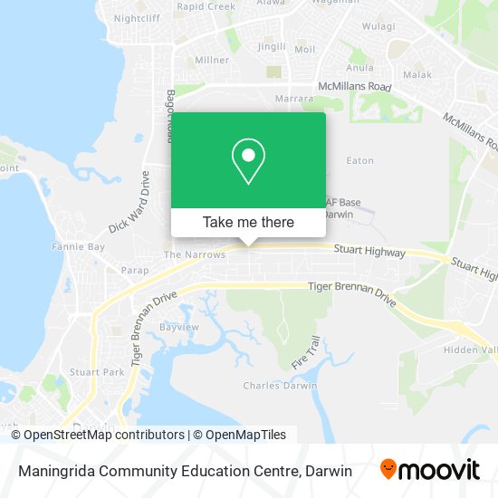 Maningrida Community Education Centre map