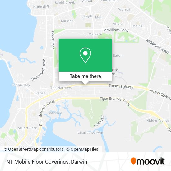 NT Mobile Floor Coverings map
