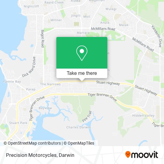 Precision Motorcycles map