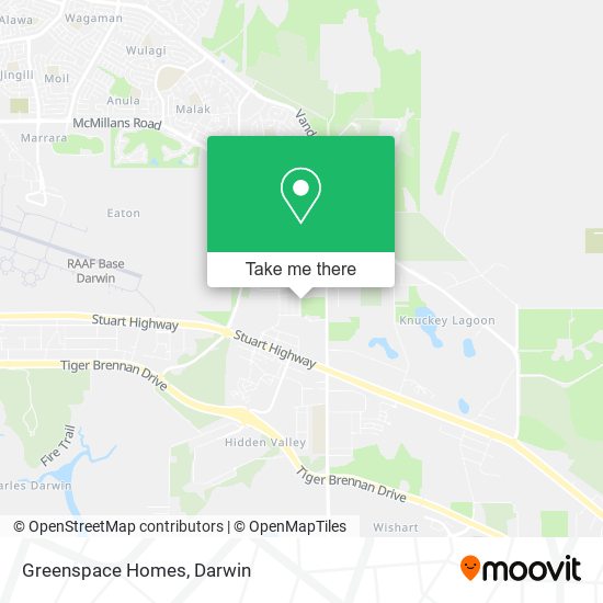 Greenspace Homes map