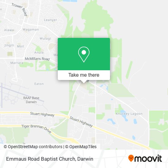Emmaus Road Baptist Church map