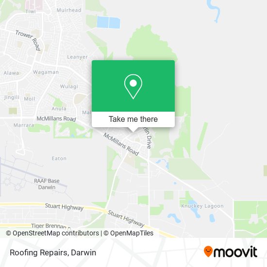 Roofing Repairs map