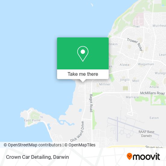 Crown Car Detailing map