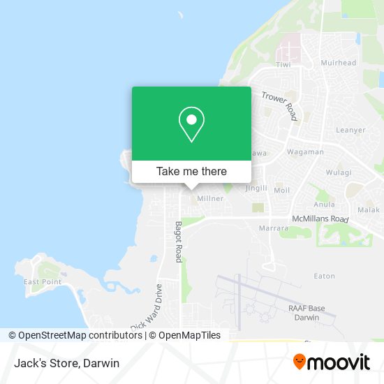 Jack's Store map