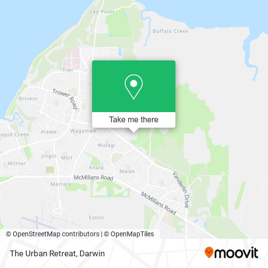 The Urban Retreat map