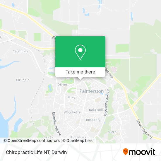 Chiropractic Life NT map