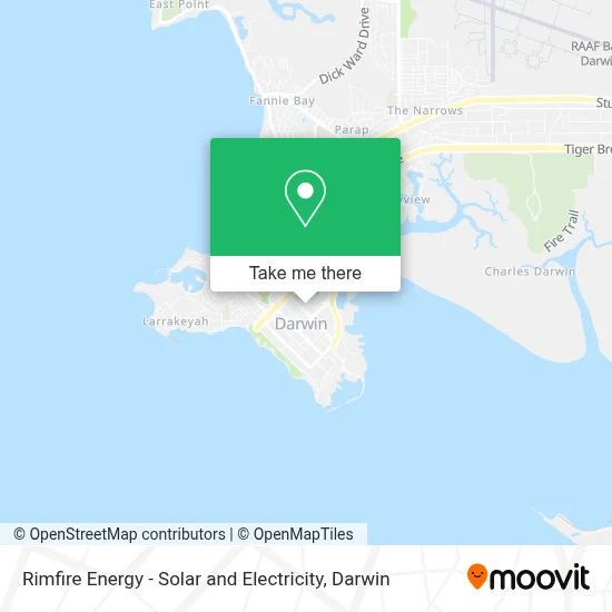 Mapa Rimfire Energy - Solar and Electricity