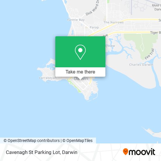 Mapa Cavenagh St Parking Lot