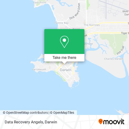 Data Recovery Angels map
