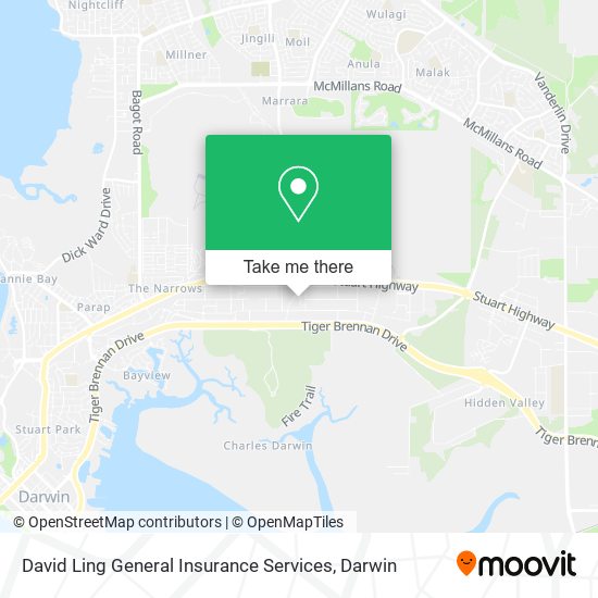 David Ling General Insurance Services map