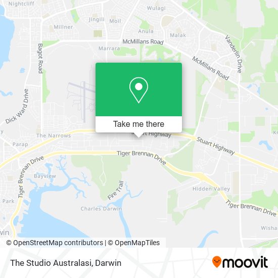 Mapa The Studio Australasi