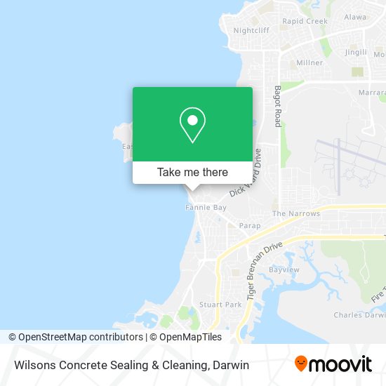 Wilsons Concrete Sealing & Cleaning map