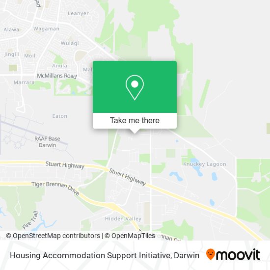 Housing Accommodation Support Initiative map