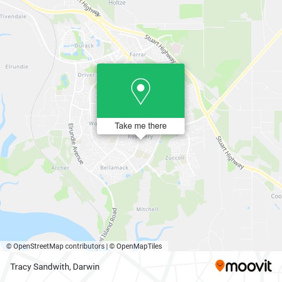 Tracy Sandwith map