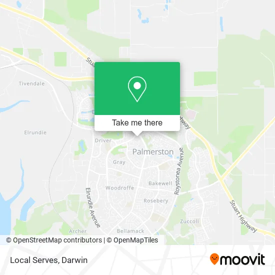 Local Serves map