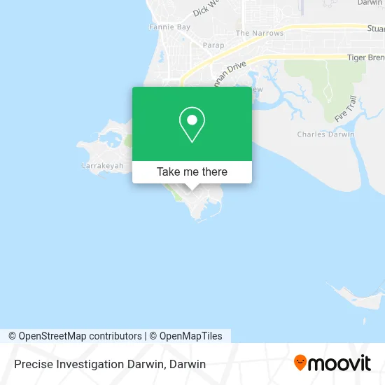 Mapa Precise Investigation Darwin