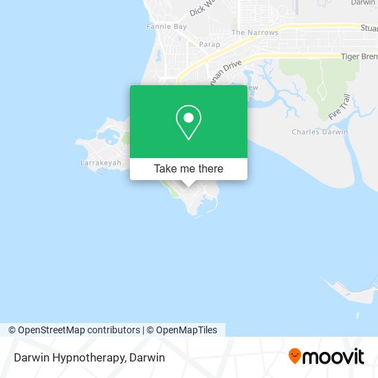 Darwin Hypnotherapy map
