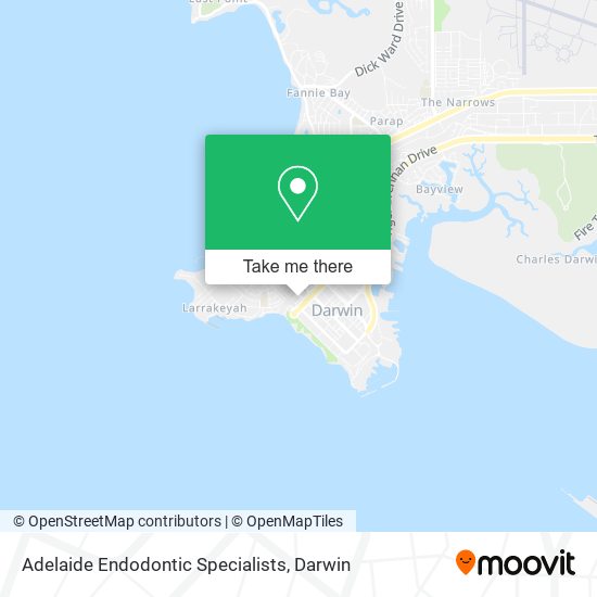 Adelaide Endodontic Specialists map