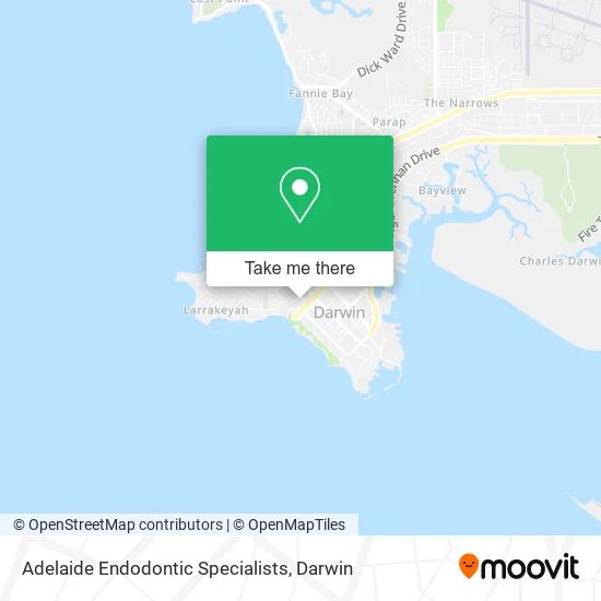Adelaide Endodontic Specialists map