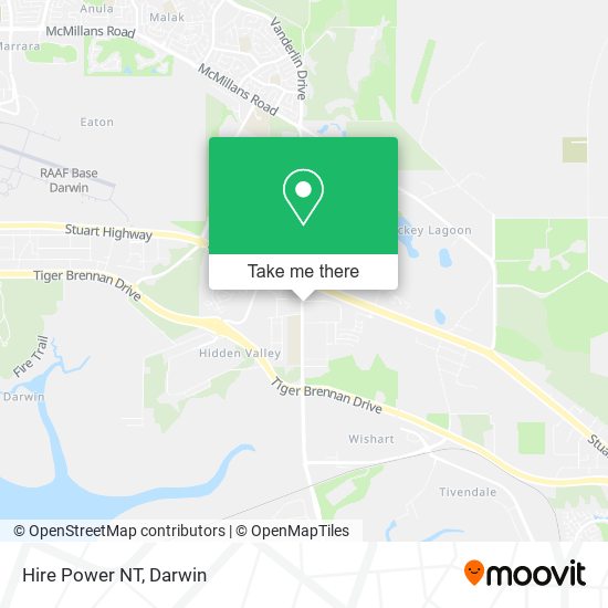 Hire Power NT map