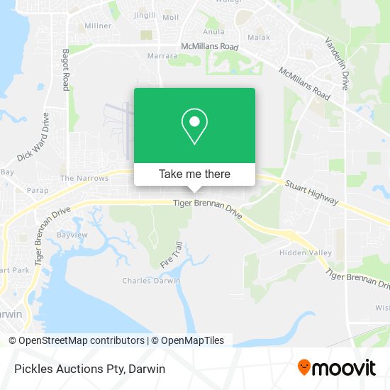 Pickles Auctions Pty map