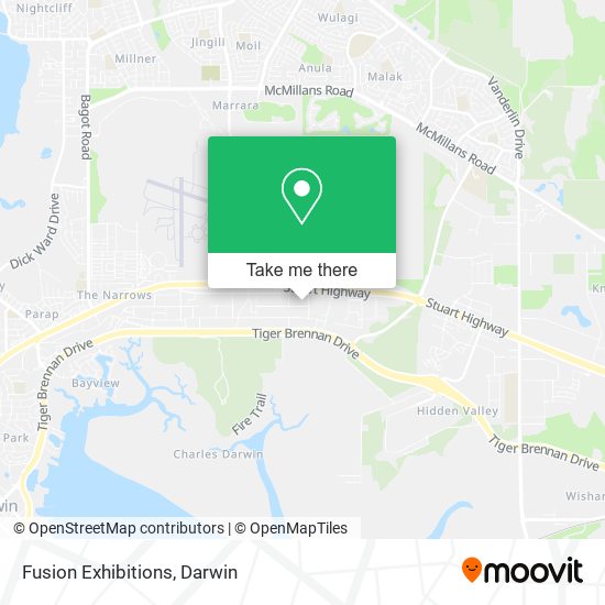 Fusion Exhibitions map