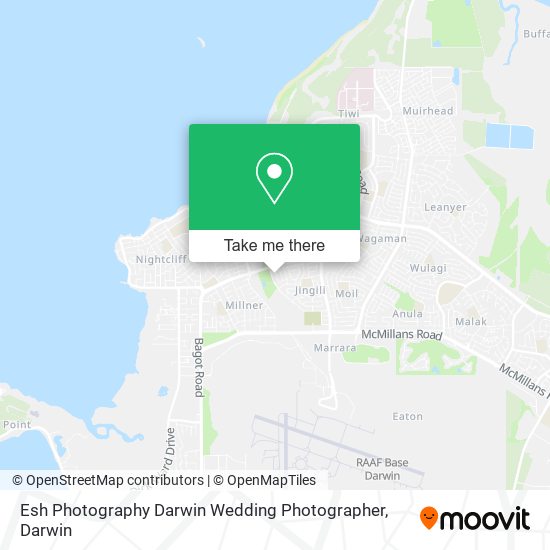 Esh Photography Darwin Wedding Photographer map