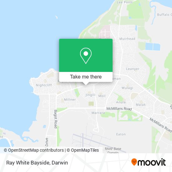 Ray White Bayside map