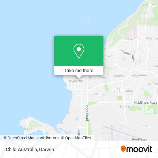 Mapa Child Australia