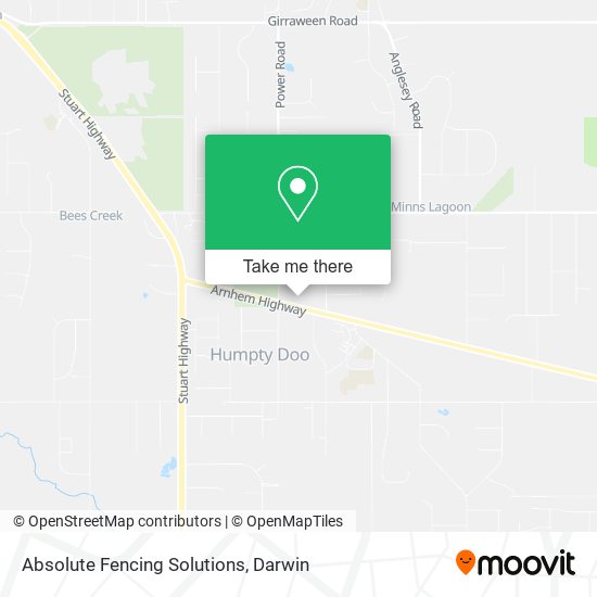 Absolute Fencing Solutions map
