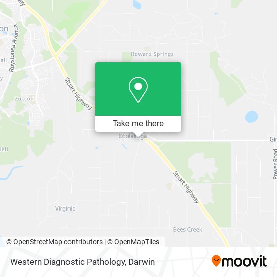 Western Diagnostic Pathology map