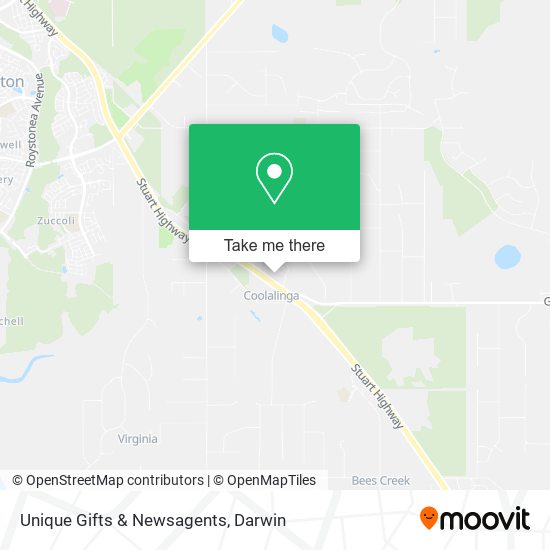 Unique Gifts & Newsagents map
