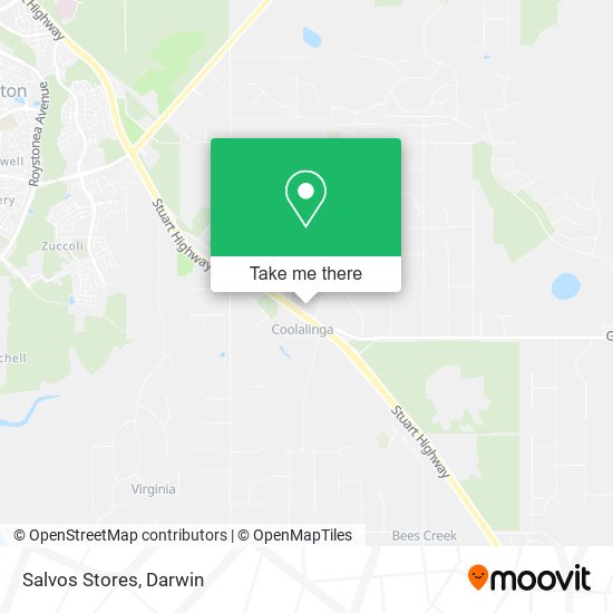 Salvos Stores map