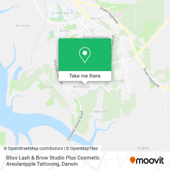 Bliss Lash & Brow Studio Plus Cosmetic Areolanipple Tattooing map