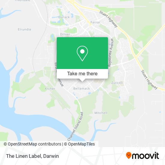 The Linen Label map