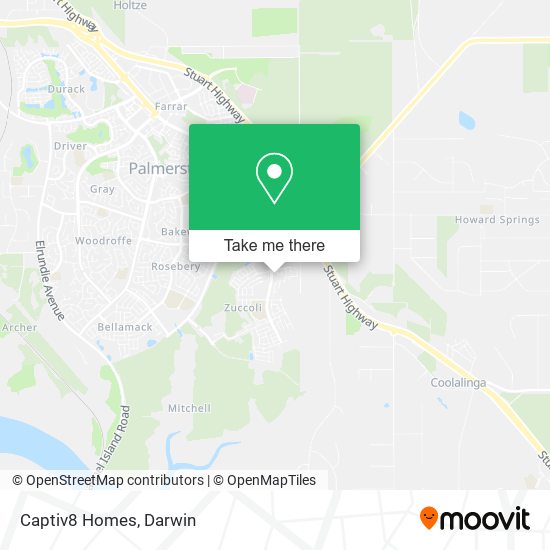 Captiv8 Homes map