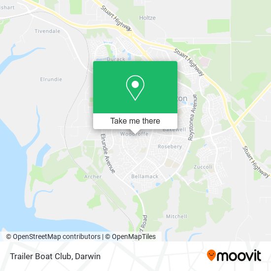 Trailer Boat Club map